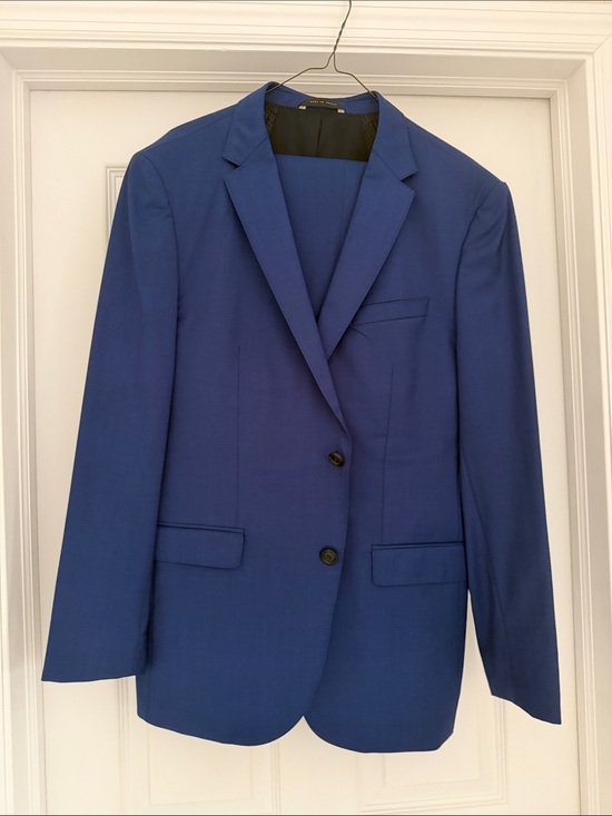 Hugo Boss Other - Hugo Boss Men's Cobalt Blue Two-Button Sport Coat